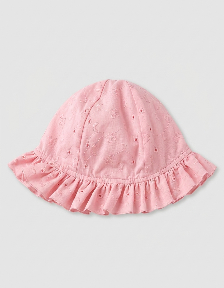 Pink sangallo tailored hat