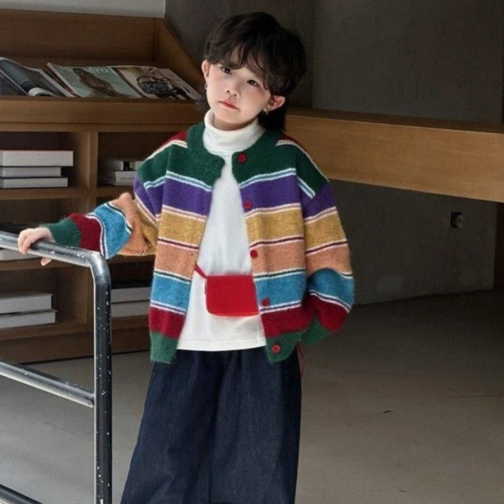 Cardigan rainbow