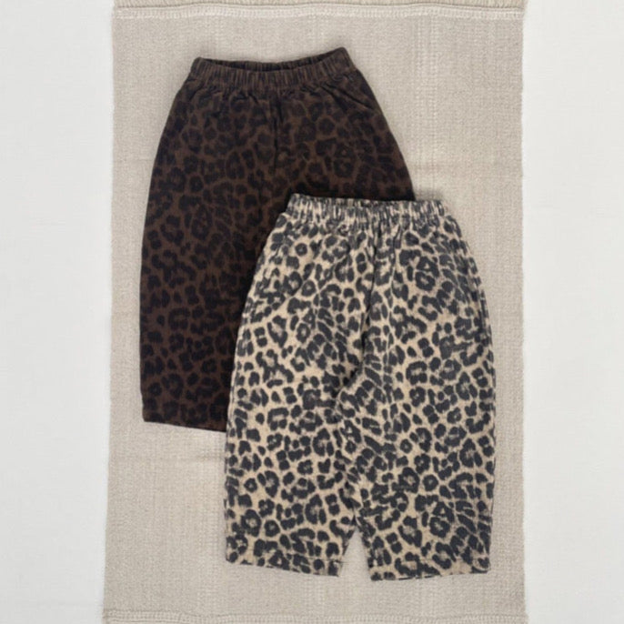 Pantaloni maculati in vellutino