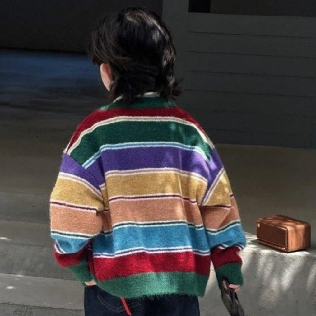 Cardigan rainbow