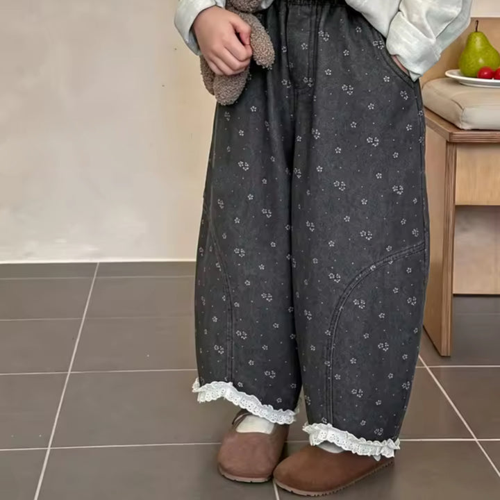 Jeans flower 70’s