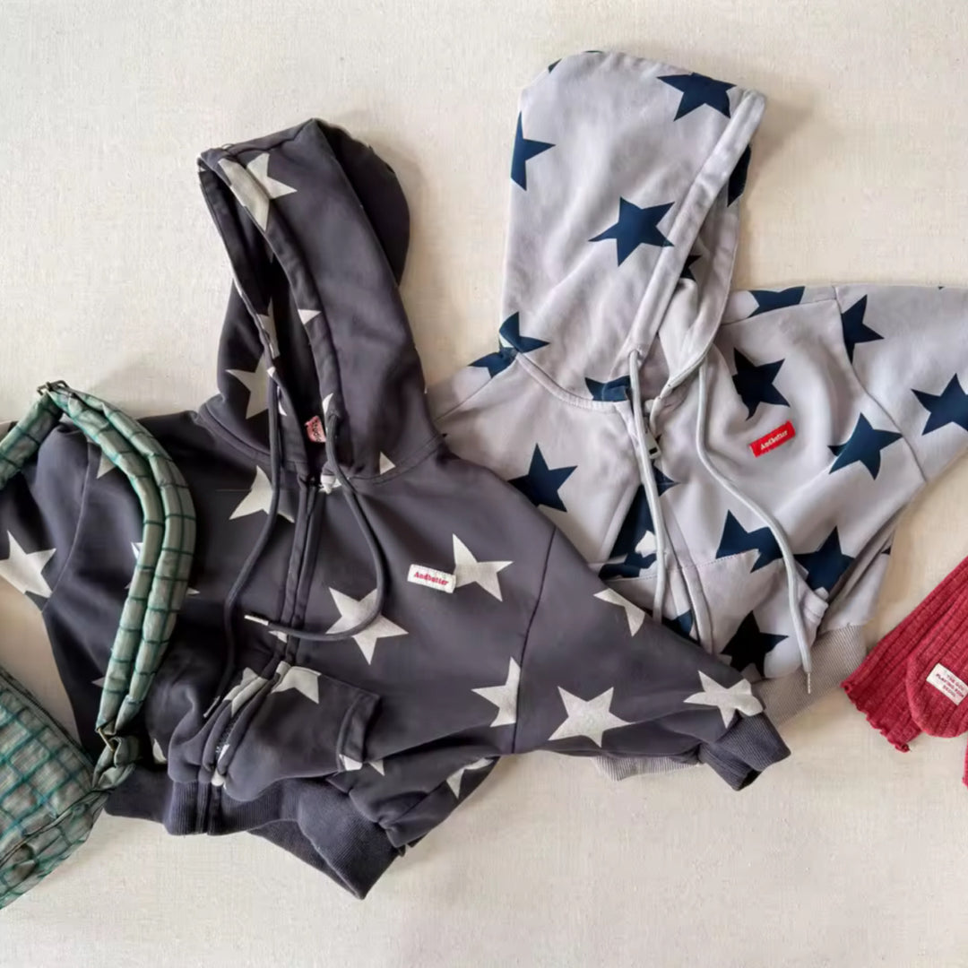 Felpa zip up stars