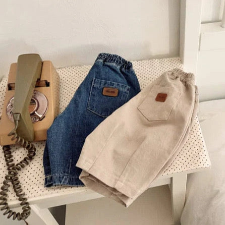 Pantalone in denim baby