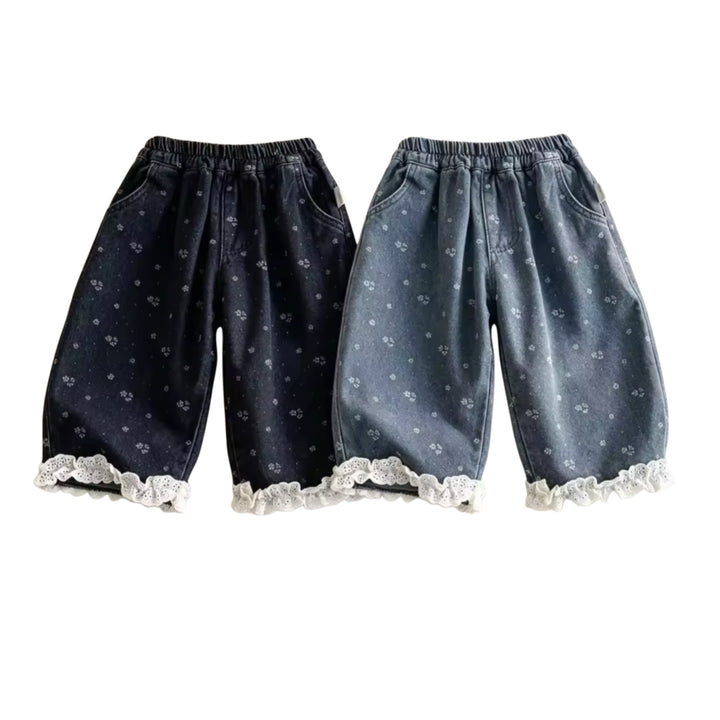 Jeans flower 70’s