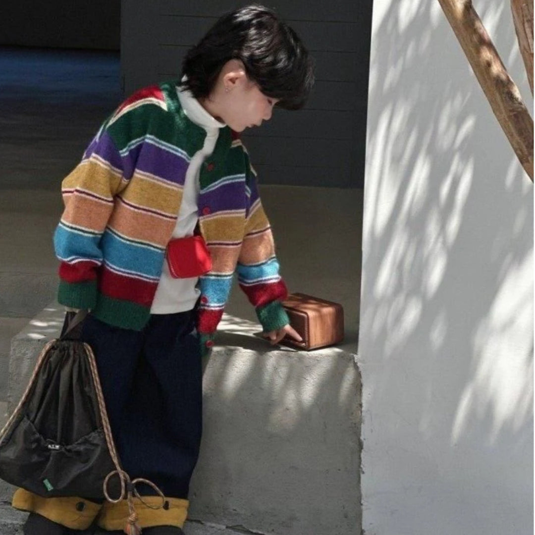 Cardigan rainbow