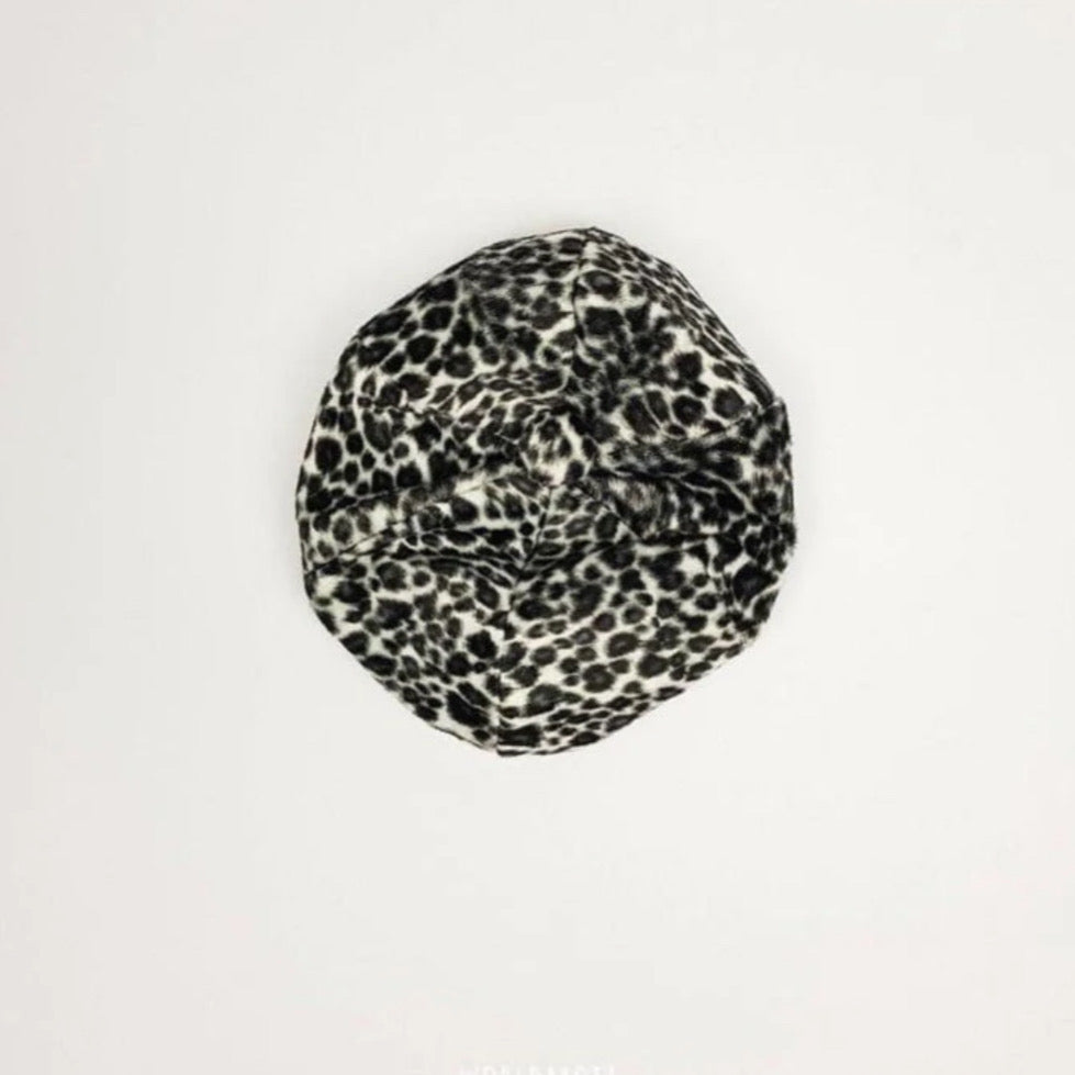 Berretto leopardato