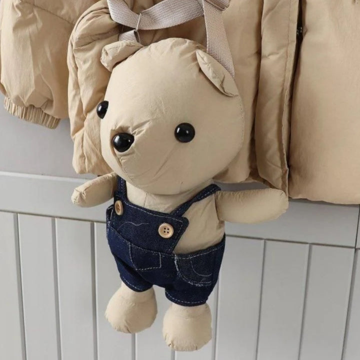 Jacket with teddy bag