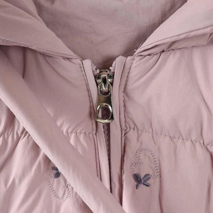 Giubbotto dolly con borsetta lilla