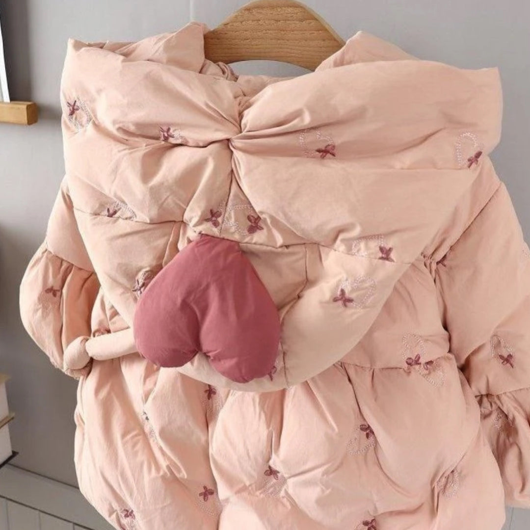 Giubbotto dolly con borsetta rosa