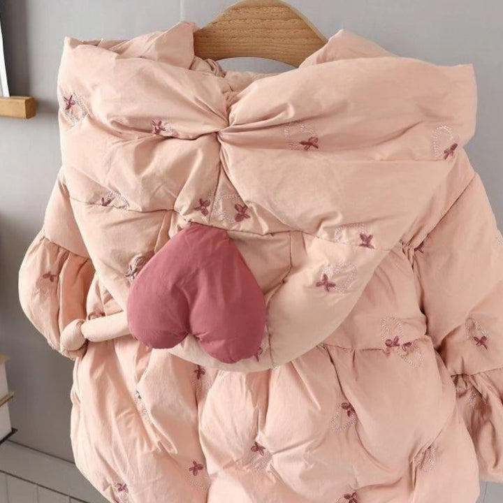 Giubbotto dolly con borsetta rosa