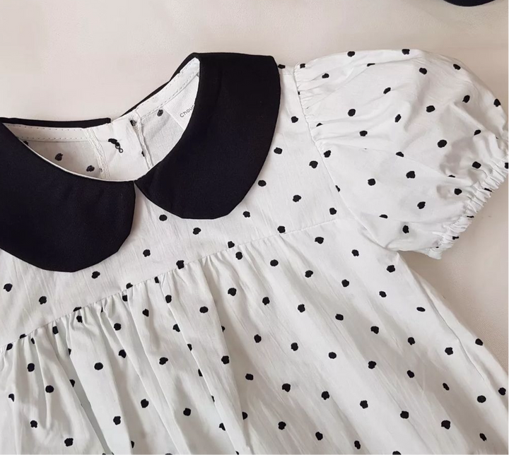 Polka dot romper