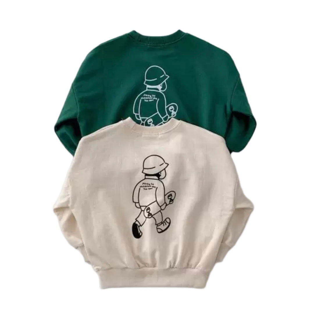 Skateboard sweatshirt