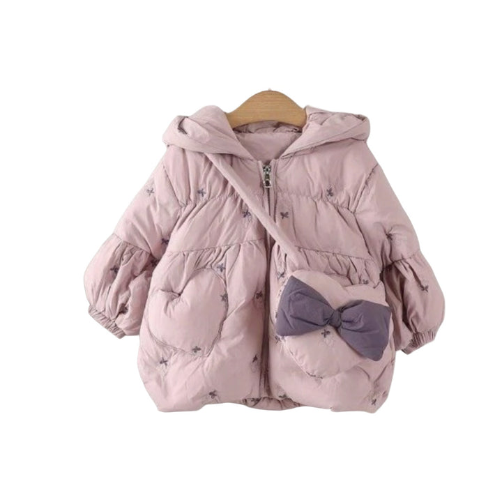 Giubbotto dolly con borsetta lilla