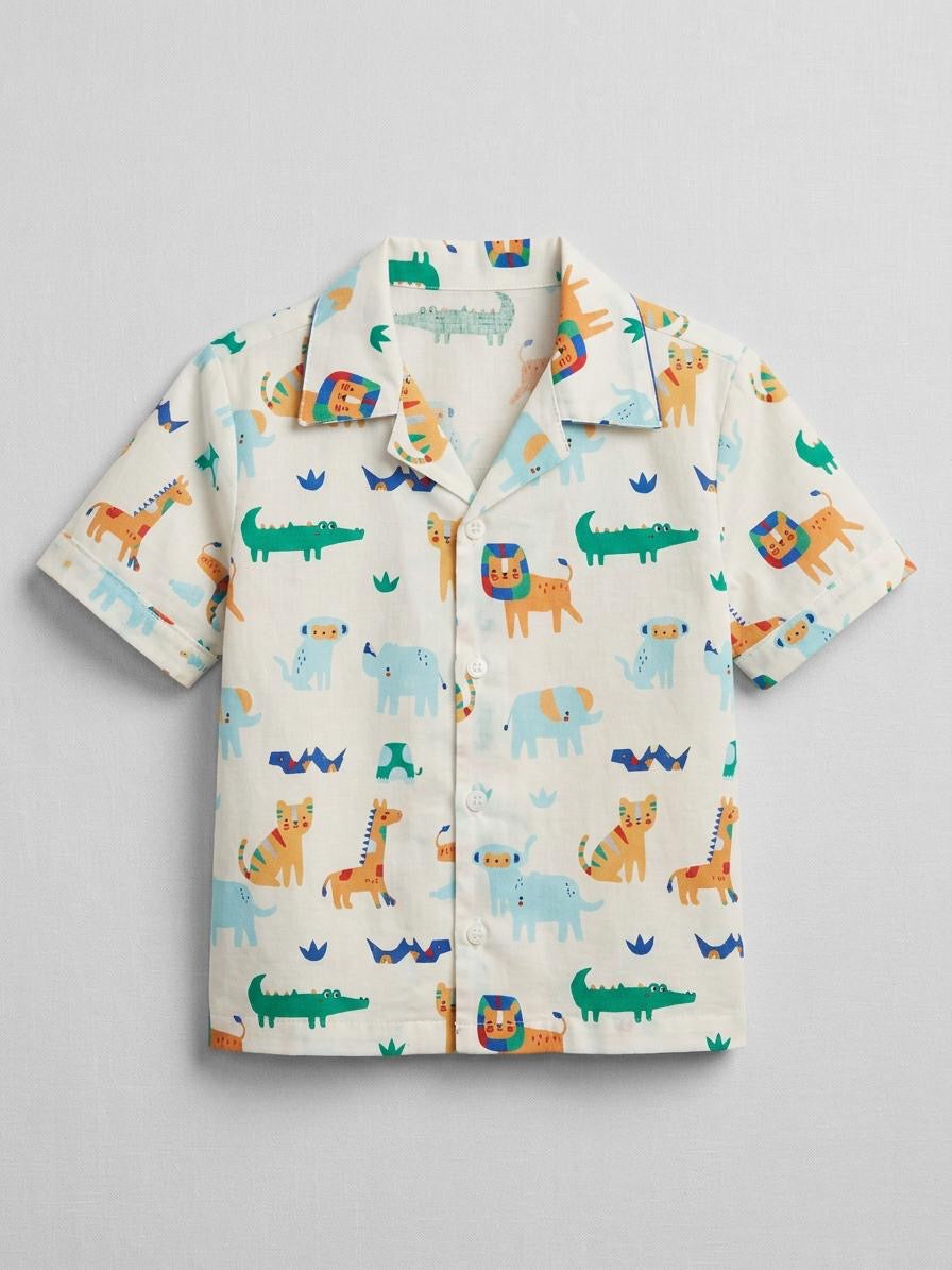 Camicia stampa animali