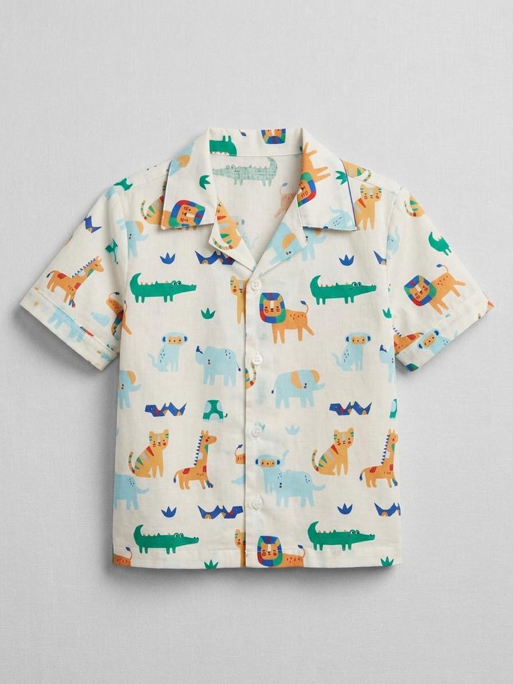 Camicia stampa animali