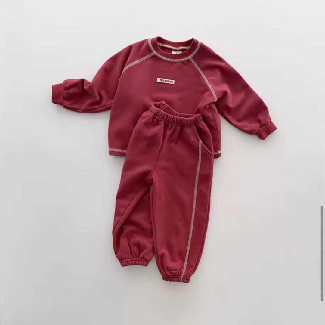 Set tuta burgundy