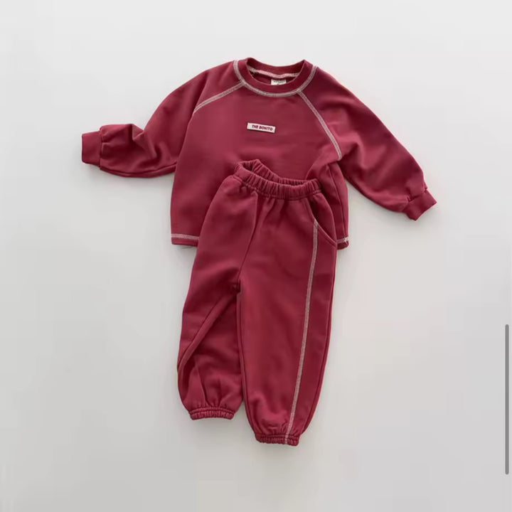 Set tuta burgundy