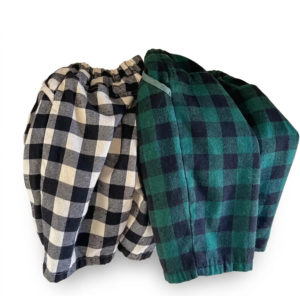 Pantalone in flanella leggera