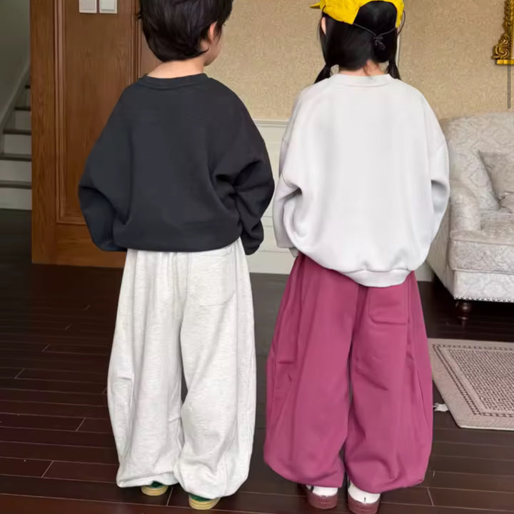 Pantaloni in felpa korea