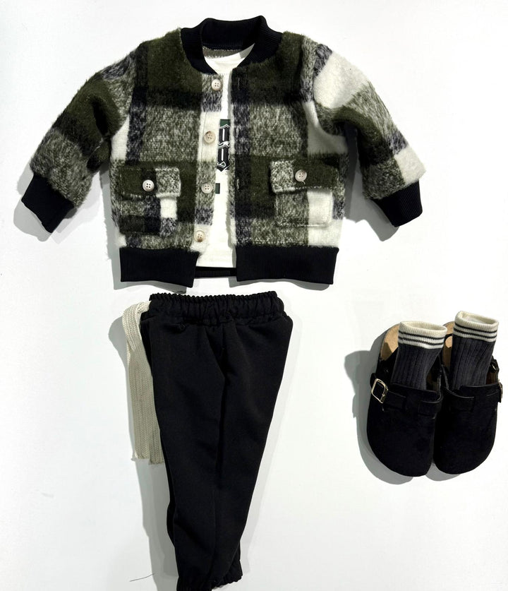 Completo bomber-shirt-pantalone