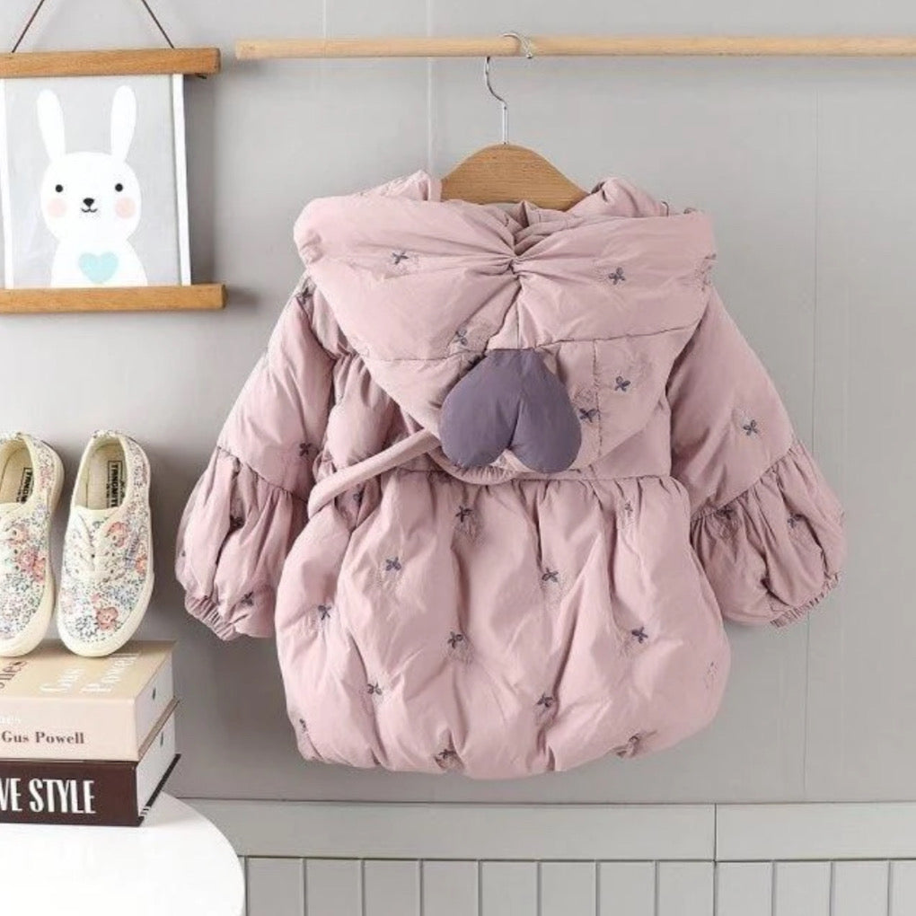 Giubbotto dolly con borsetta lilla