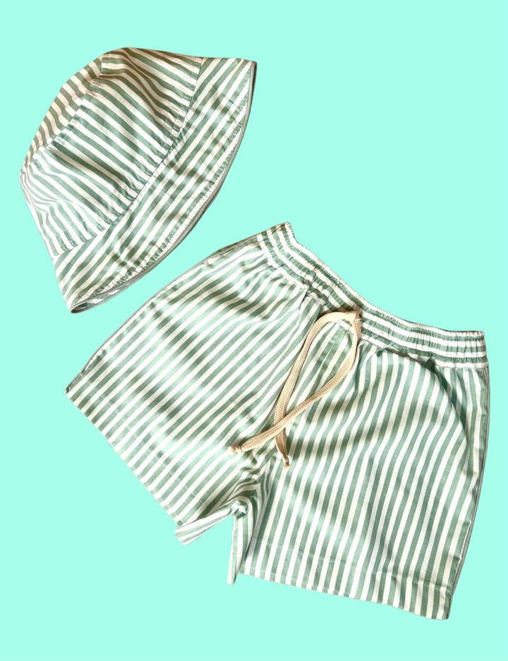 Sage tailored suit